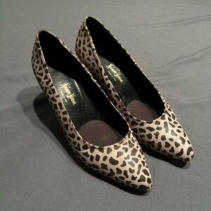 Vintage Neiman Marcus Animal Print Heels
